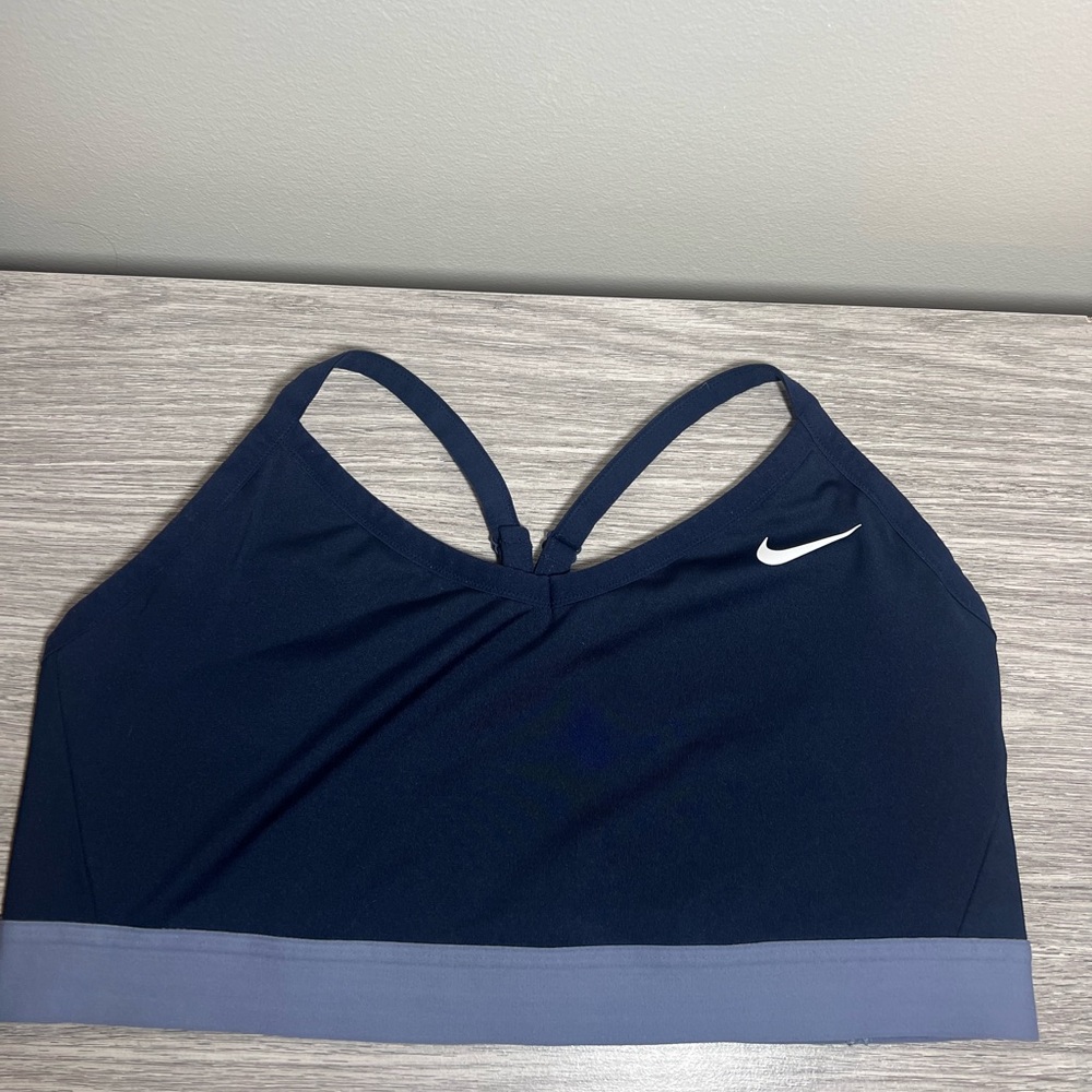 Nike Dri Fit Indy Blue Racerback Athletic Sports Bra 2X